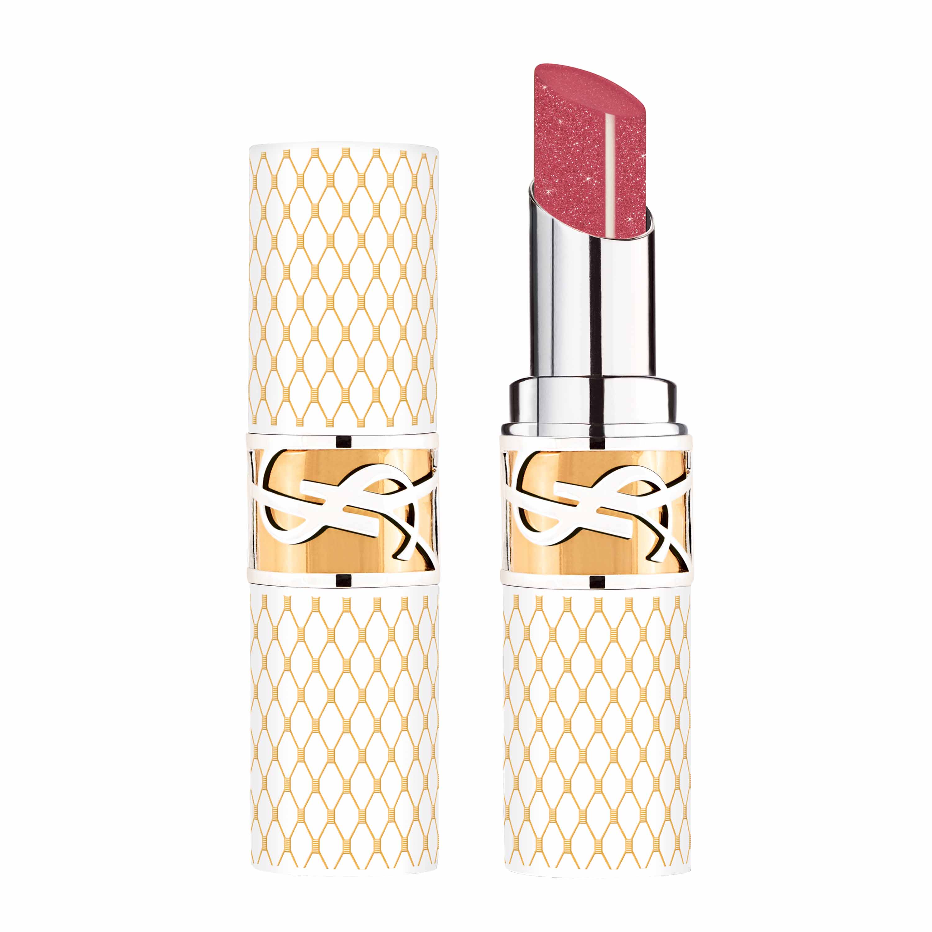 YSL Beauty Ysl Loveshine Lip Oil Stick Limited Edition - Creamy Shine Lipstick To Oil Hybrid Shade 209 - Pink Desire With Glitter 45$